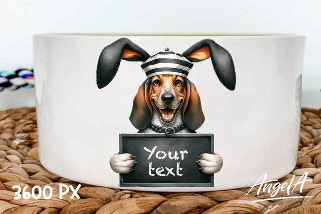 Coonhound / Easter dog / bad bunny / funny dog clipart Sublimation Angelina Semenova 