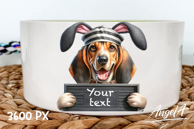 Coonhound / Easter dog clipart / bad bunny / funny dog PNG Sublimation Angelina Semenova 