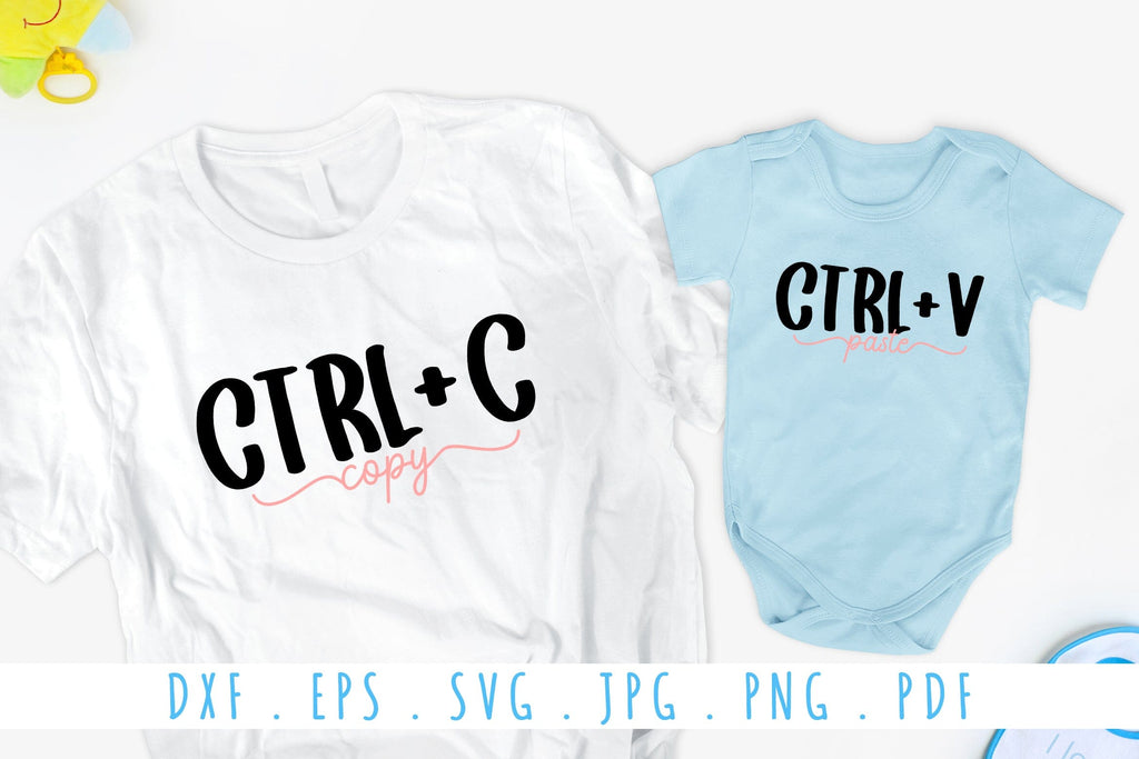 Copy Paste SVG | Matching T-Shirt Design for Mama and Me - So Fontsy