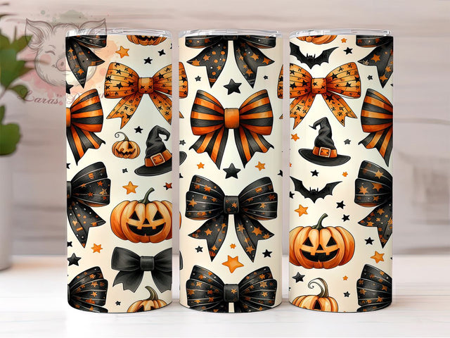 Coquette 20 oz Skinny Tumbler Sublimation Design, Straight & Tapered Tumbler Png, Halloween Coquette Tumbler Png, Digital Download PNG Sublimation Lara' s Designs 