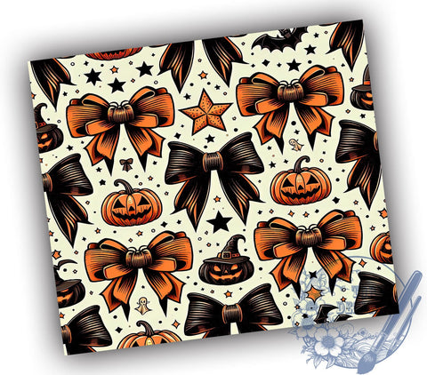 Coquette 20oz Skinny Tumbler PNG, Halloween Coquette Tumbler Sublimation Wrap, Straight & Tapered Tumbler Wrap, Instant Digital Download Sublimation ToriDesigns 