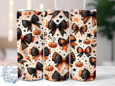 Coquette 20oz Skinny Tumbler PNG, Halloween Coquette Tumbler Sublimation Wrap, Straight & Tapered Tumbler Wrap, Instant Digital Download Sublimation ToriDesigns 