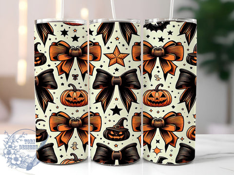 Coquette 20oz Skinny Tumbler PNG, Halloween Coquette Tumbler Sublimation Wrap, Straight & Tapered Tumbler Wrap, Instant Digital Download Sublimation ToriDesigns 