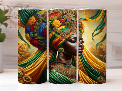 Coquette African Heritage Tumbler, Black History, Coquette Bow, Heritage Pride, 20Oz Tumbler, Sublimation Wrap, Digital Download Sublimation Lara' s Designs 