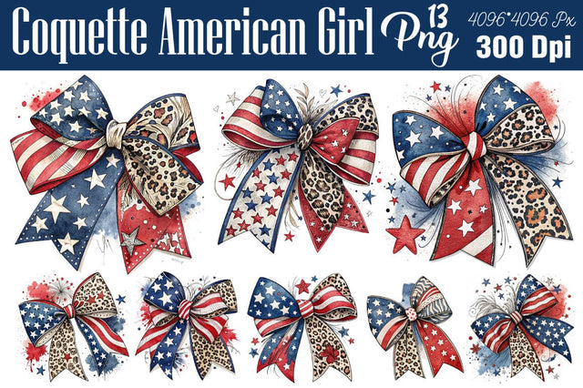 Coquette American Girl Png, 4th of July SVG Angelina750 