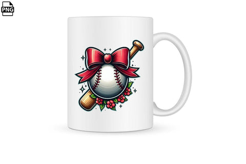 Coquette Baseball Bat Floral PNG Printable File Sublimation Creativedesigntee 