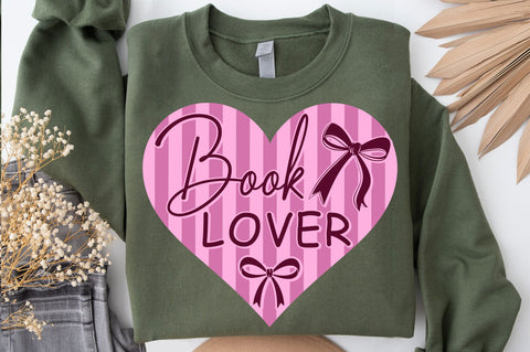 Coquette Book Lover SVG, Bookish SVG PNG SVG SVG Studio 