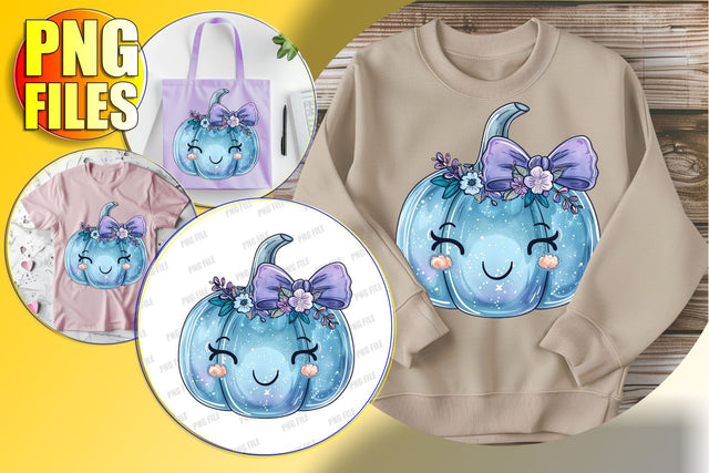 Coquette Bow Pumpkin Clipart for Halloween Sublimation Sublimation afrosvg 