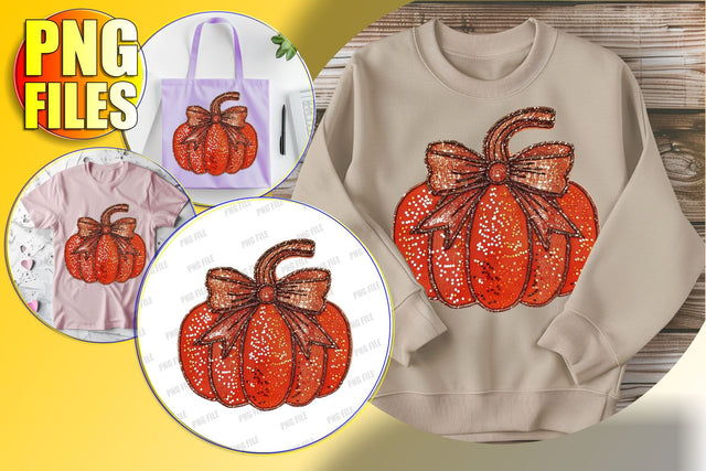 Coquette Bow Pumpkin Design for Halloween - Fall Sublimation Sublimation afrosvg 