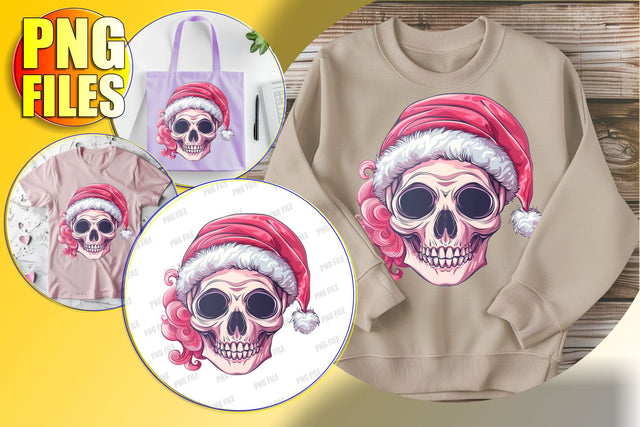 Coquette Bow Skull for Halloween - Sublimation Design PNG Sublimation afrosvg 