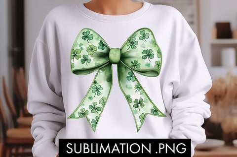 Coquette Bow St Patricks Day PNG Sublimation Sublimation Freeling Design House 