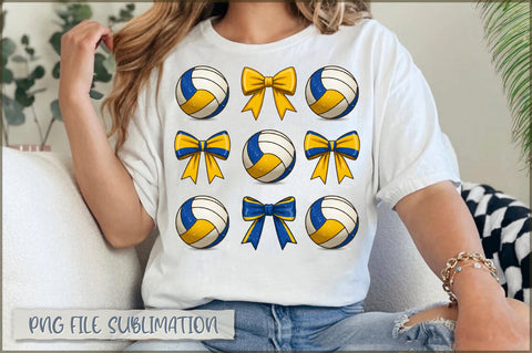 Coquette Bow Volleyball PNG, Game Day Volleyball Sublimation Shetara Begum 