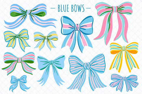 Coquette Bows Clipart – 55 PNG Sublimation TanyaPrintDesign 