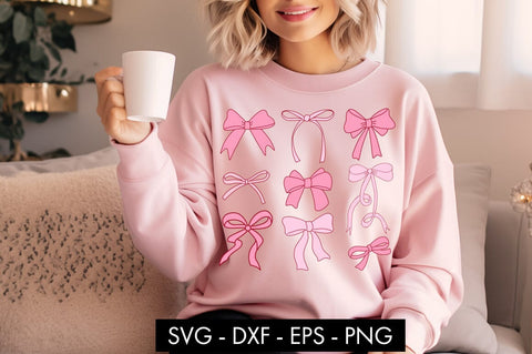Coquette Bows SVG PNG Cut file SVG Freeling Design House 
