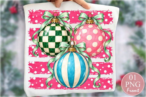 Coquette Christmas Ornaments PNG Sublimation nirmal108roy 