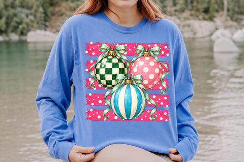 Coquette Christmas Ornaments PNG Sublimation nirmal108roy 