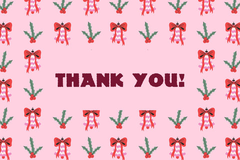 Coquette Christmas Seamless Patterns & Digital Papers Digital Pattern Rin Green 