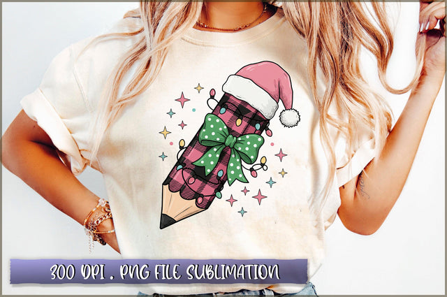 Coquette Christmas Teacher PNG Sublimation Shetara Begum 