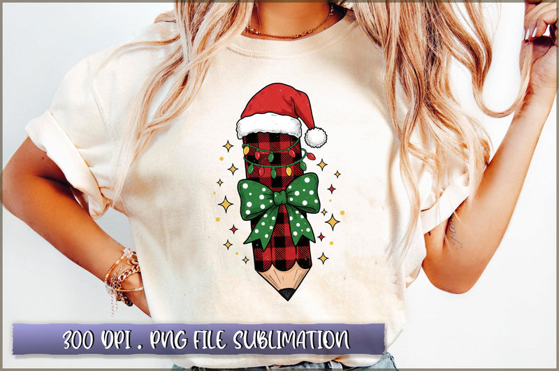Coquette Christmas Teacher PNG Sublimation Shetara Begum 