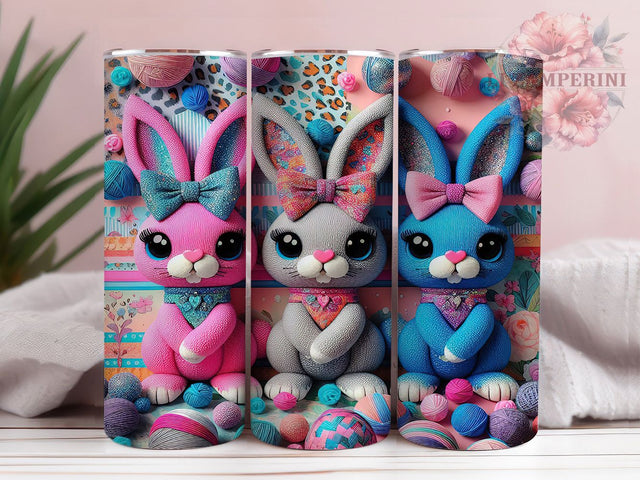 Coquette Cute Easter Bunny Tumbler, Cute Easter Tumbler, Stylish Bunny Wrap, Spring Bunny Wrap, Festive Easter Wrap, Sublimation Design, Trendy Gift Idea Sublimation Li Zamperini 