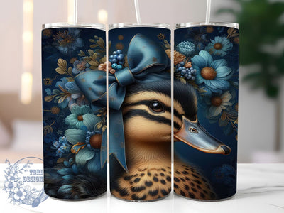 Coquette Cute Goose Tumbler, Cute Goose Tumbler, Girly 20oz Wrap, Sublimation Design, Stylish Gift Idea, Feminine Goose Wrap, Coquette Animal Tumbler Sublimation ToriDesigns 