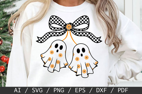 Coquette Daisy Ghost SVG, Halloween SVG SVG SVG Studio 
