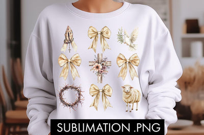 Coquette Easter PNG Sublimation Sublimation Freeling Design House 