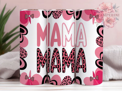 Coquette Floral Mama Aesthetic Tumbler, Mother's Day Gift Cup, 20oz Mama Wrap, Elegant Floral Mom Tumbler, Soft Aesthetic Tumbler PNG, Trendy Mom Life Cup, Vintage Feminine Tumbler Sublimation Li Zamperini 