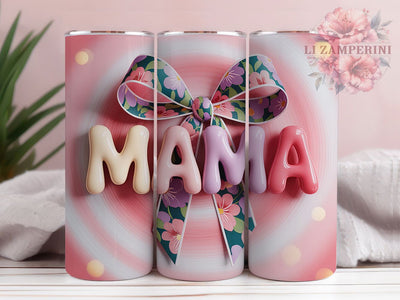Coquette Floral Mama Tumbler, Grand Millennial Tumbler, Stylish 20oz Wrap, Sublimation Design, Trendy Gift Idea, Coquette Floral Wrap, Millennial Mama Tumbler Sublimation Li Zamperini 