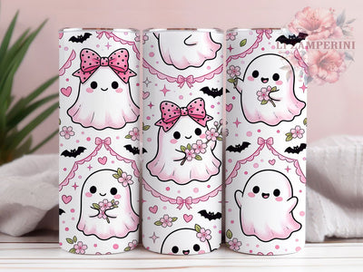 Coquette Ghost 20oz Tumbler, Coquette Ghost, 20oz Tumbler Wrap, Sublimation Design, Cute Ghost PNG, Coquette Tumbler Wrap, Halloween Tumbler Design, Digital Download Sublimation Li Zamperini 