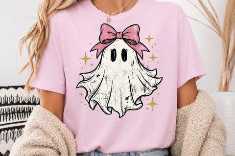 Coquette Ghost Bow Halloween PNG Sublimation nirmal108roy 