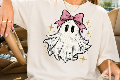 Coquette Ghost Bow Halloween PNG Sublimation nirmal108roy 