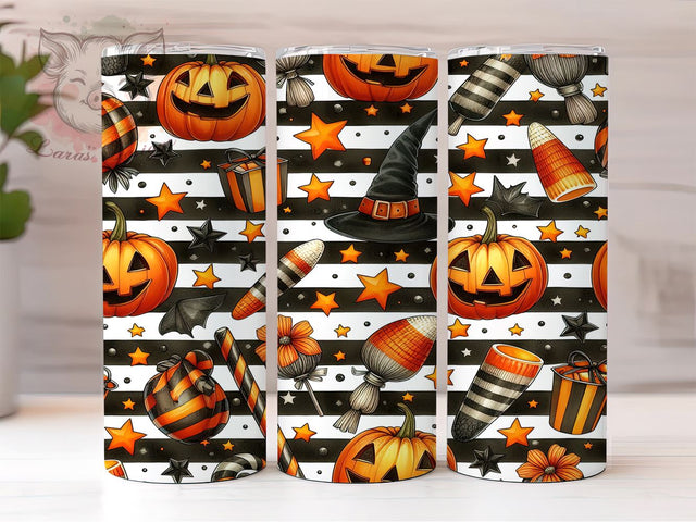 Coquette Halloween 20oz Tumbler Png, Straight & Tapered Tumbler Png, Spooky Season Tumbler Png, Digital Download PNG Sublimation Lara' s Designs 