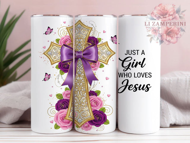 Coquette Loves Jesus Tumbler, Coquette Christian Tumbler, Faith Girl Wrap, Stylish 20oz Wrap, Sublimation Design, Trendy Gift Idea, Inspirational Christian Tumbler Sublimation Li Zamperini 