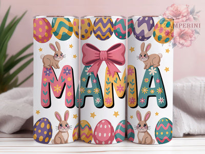 Coquette Mama Easter Bunny Tumbler, Coquette Easter Tumbler, Cute Bunny Wrap, Spring Bunny Wrap, Stylish 20oz Wrap, Sublimation Design, Trendy Gift Idea Sublimation Li Zamperini 