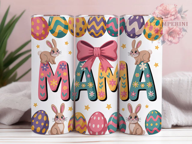 Coquette Mama Easter Bunny Tumbler, Coquette Easter Tumbler, Cute Bunny Wrap, Spring Bunny Wrap, Stylish 20oz Wrap, Sublimation Design, Trendy Gift Idea Sublimation Li Zamperini 