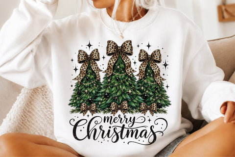 Coquette Merry Christmas Tree Sublimation Png Sublimation designmaster24 