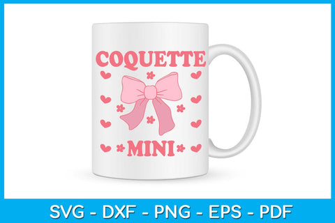 Coquette Mini SVG PNG PDF Cut File SVG Creativedesigntee 