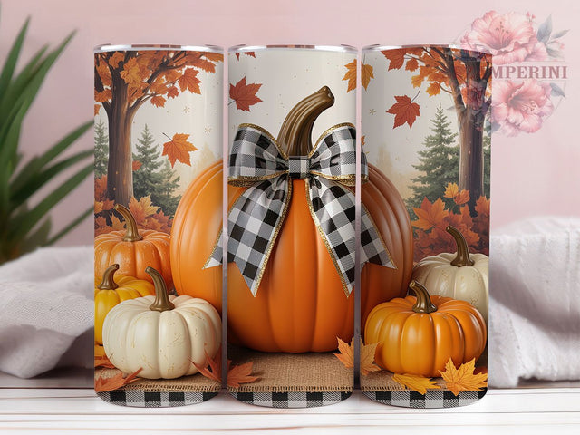 Coquette Pastel Pumpkin Fall Tumbler, Fall Aesthetic Wrap, 20oz Sublimation PNG, Autumn Girly Cup, Pastel Pumpkin Mug, Soft Fall Drinkware, Cottagecore Tumbler Design Sublimation Li Zamperini 