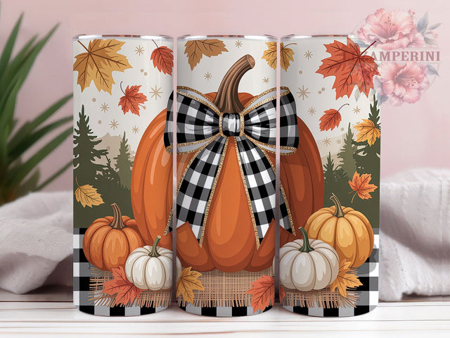 Coquette Pastel Pumpkin Fall Tumbler, Fall Aesthetic Wrap, 20oz Sublimation PNG, Autumn Girly Cup, Pastel Pumpkin Mug, Soft Fall Drinkware, Cottagecore Tumbler Design Sublimation Li Zamperini 