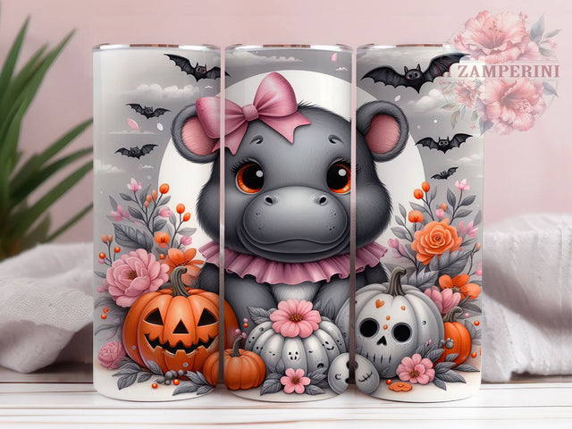 Coquette Pumpkin Hippo Halloween Tumbler, Cute Halloween Wrap, Pumpkin Hippo PNG, 20oz Sublimation Design, Girly Fall Tumbler, Pastel Halloween Cup, Kawaii Hippo Mug Sublimation Li Zamperini 