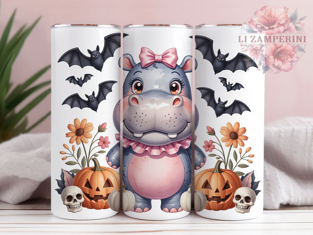 Coquette Pumpkin Hippo Halloween Tumbler, Cute Halloween Wrap, Pumpkin Hippo PNG, 20oz Sublimation Design, Girly Fall Tumbler, Pastel Halloween Cup, Kawaii Hippo Mug Sublimation Li Zamperini 