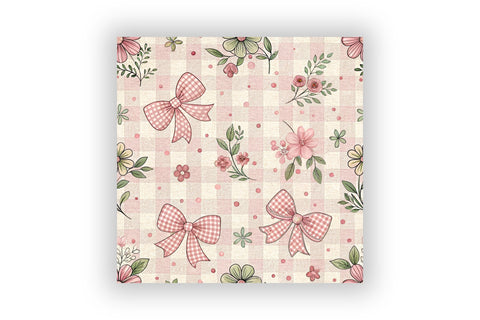 Coquette Toile Digital Paper Pack, Vintage Floral Toile, Gingham & Stripe Seamless Patterns, Wedding, Scrapbooking & Printable Crafts Digital Pattern FloridPrintables 