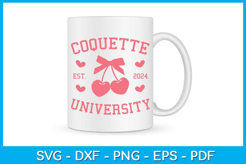 Coquette University Est 2024 SVG PNG PDF Cut File SVG Creativedesigntee 