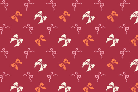 Coquette Vintage Bows Seamless Patterns Digital Pattern Rin Green 