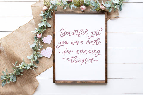 Coquettish Script with Swashes Font Beck McCormick 