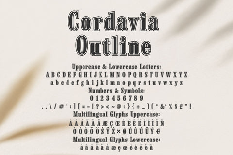 Cordavia Font Bundle - Modern Serif Font Family with Swashes Font TonisArtStudio 