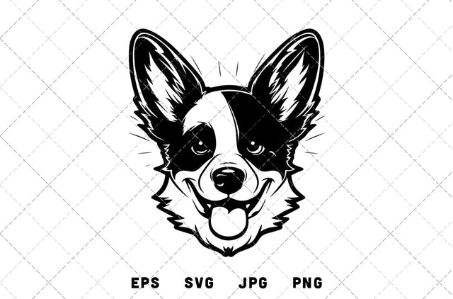 Corgi Mascot Graphics - JPG, SVG, PNG, EPS - Digital Download with Commercial License for Cricut, Silhouette, Scan N Cut Crafting SVG Loveleen Kaur 