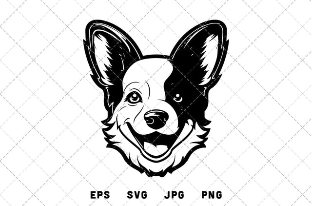 Corgi Mascot Graphics - JPG, SVG, PNG, EPS - Digital Download with Commercial License for Cricut, Silhouette, Scan N Cut Crafting SVG Loveleen Kaur 