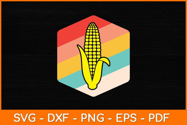 Corn Retro Vintage Svg Design SVG artprintfile 